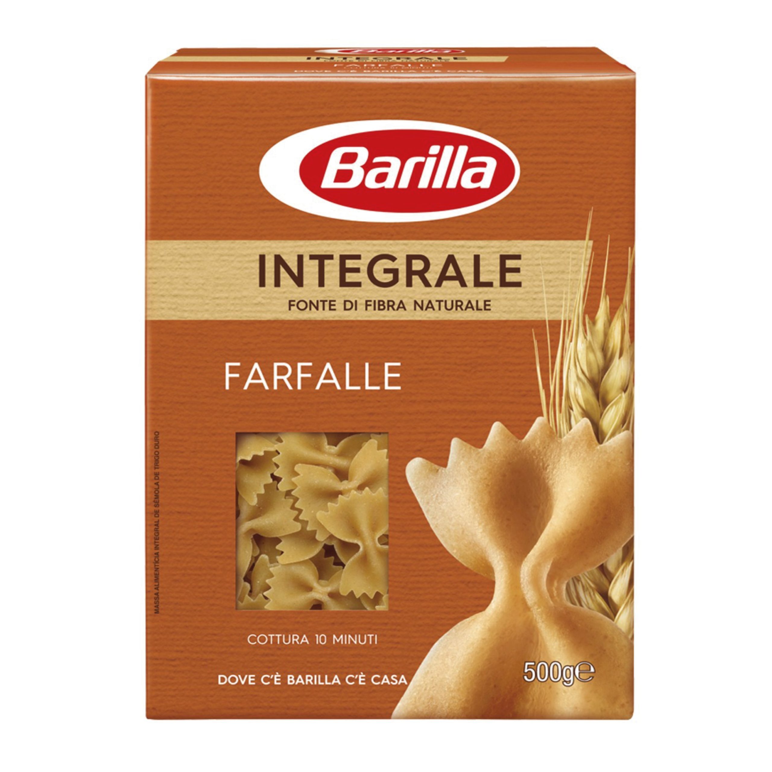 Barilla Integrale Wholewheat Farfalle 500gr