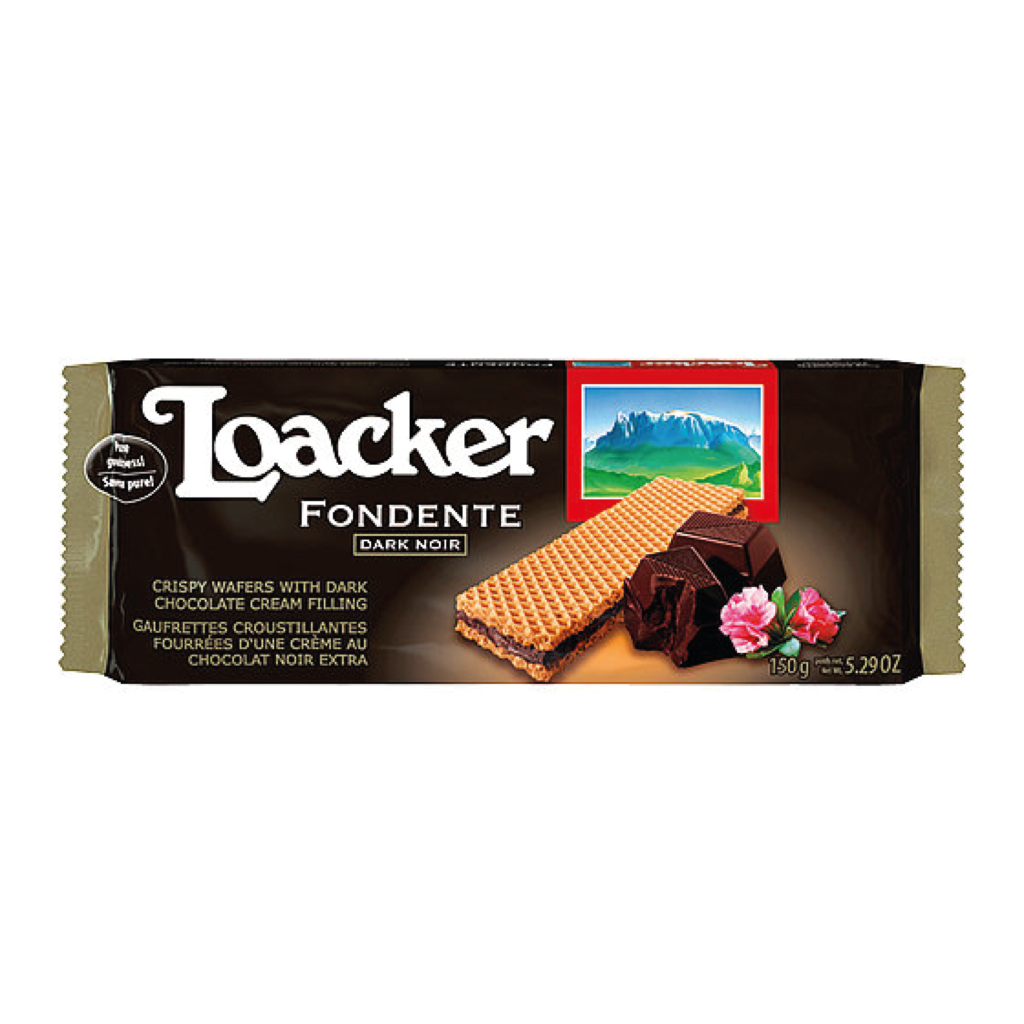 Loacker wafer Dark Chocolate 150gr