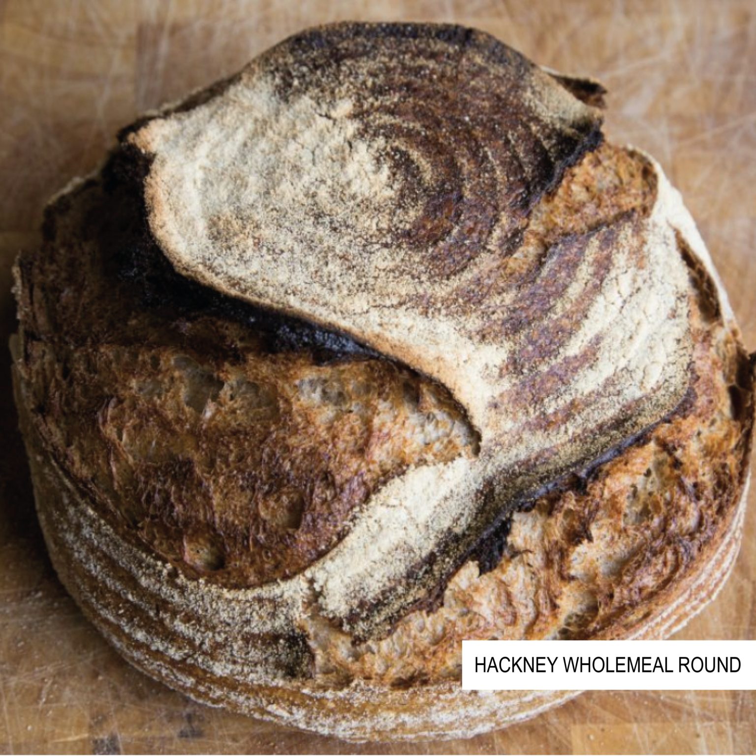 Half Hackney Wholemeal (round) 600gr