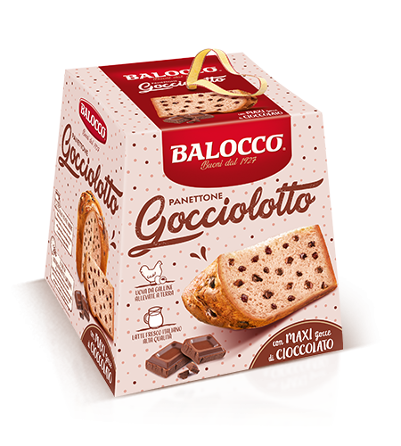 Balocco - Panettone with chocolate drops (Gocciolotto) 800gr