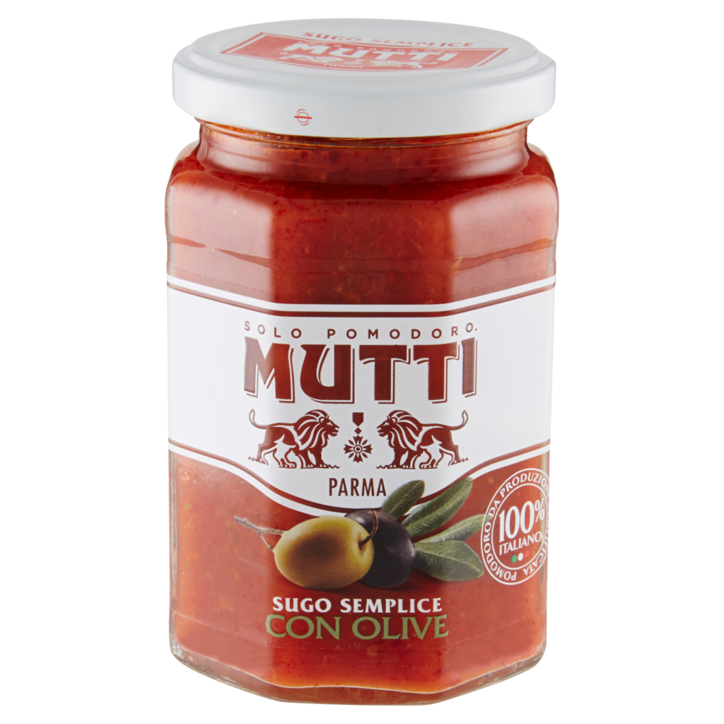 Mutti - Tomato and olives pasta sauce 280gr